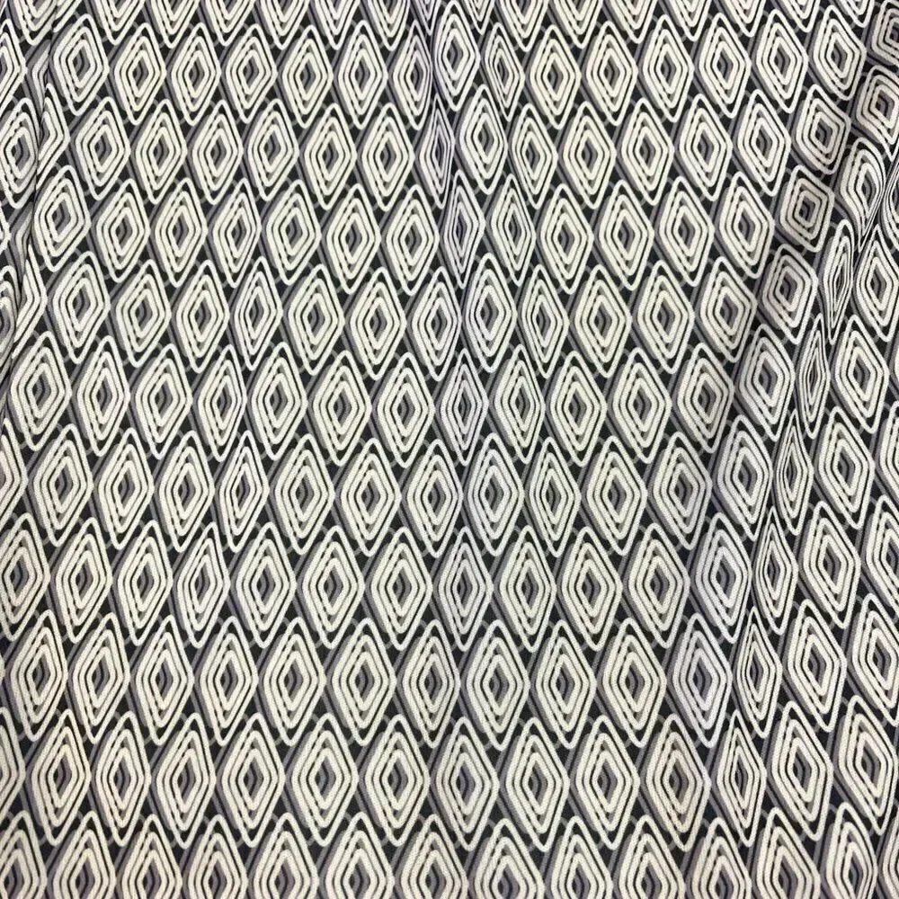 Billabong Abstract Diamond Print Short Sleeve Button Down Shirt sz L
